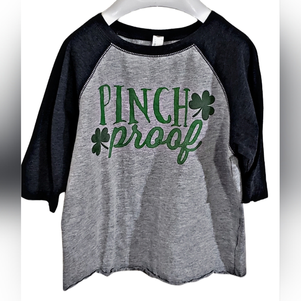 🤑Boys' 4T  'Pinch Proof' Raglan - T-Shirt